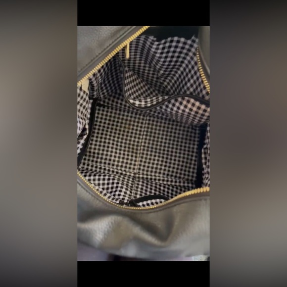 Gently used milkmade goods diaper bag. Very soft leather. - Picture 2 of 2